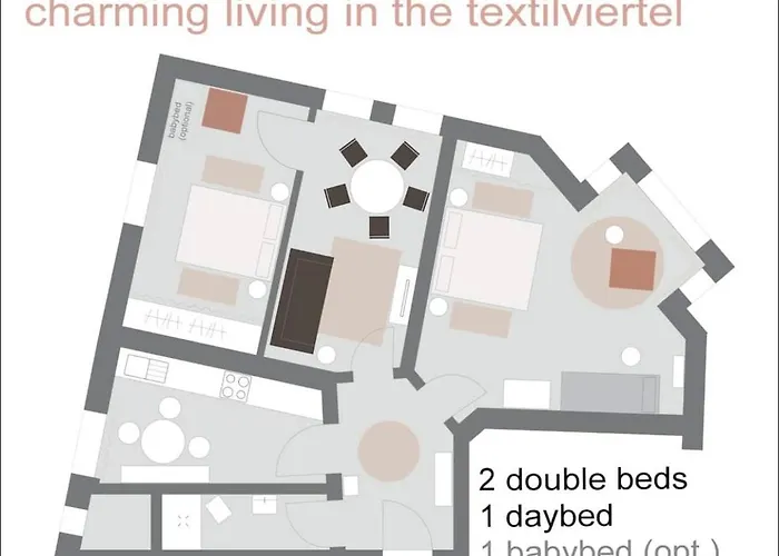 Charmante Stadtwohnung Im Textilviertel Augsburg